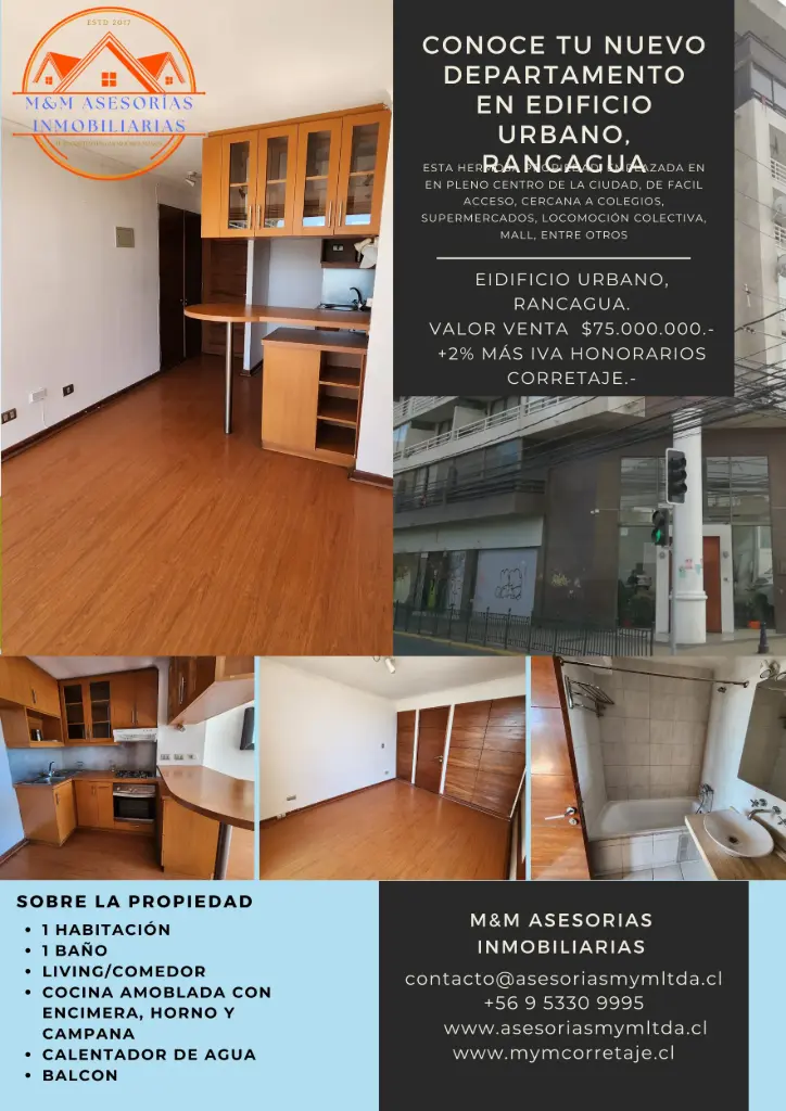 Oportunidad única para invertir en pleno centro de Rancagua